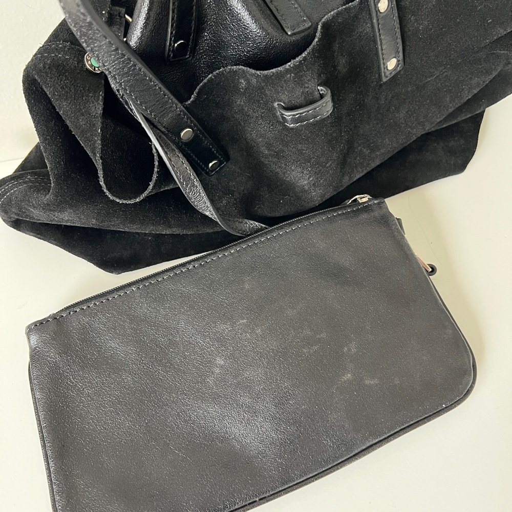 Tiffany & Co Reversible Black Suede/Leather Tote Bag (Small) - Picture 9 of 15